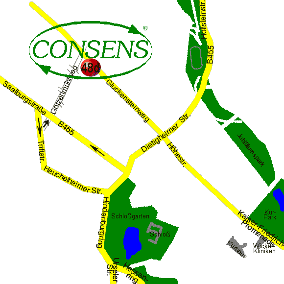 Bad Homburg Map